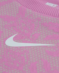 Nike Girls' 4-6X Lace It Up Crewneck Top and Shorts, 2-Piece Set