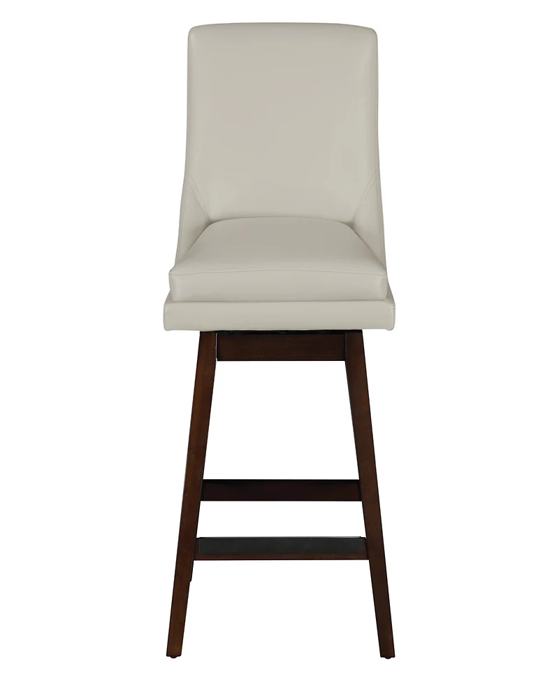 Osp Home Furnishings 27" Wood Allingham Swivel Counter Stool