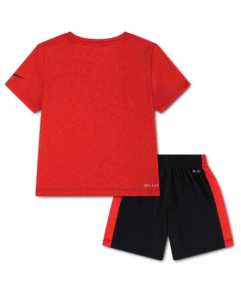Nike Toddler Boys Dri-fit Dropset T-Shirt and Shorts Set
