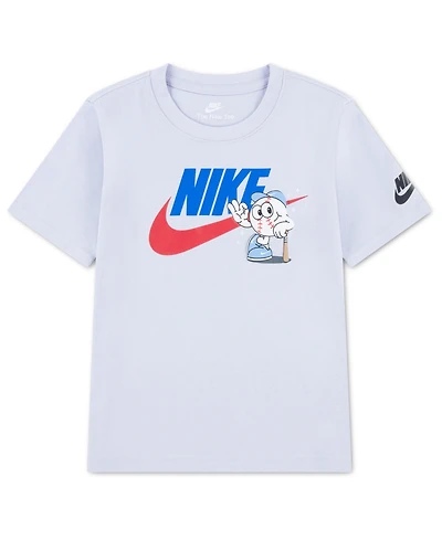Nike Boys' 4-7 Futura Baseball Crewneck T-Shirt