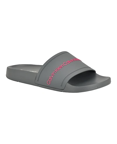 Calvin Klein Women's Anyka Slip-On Slide Sandals
