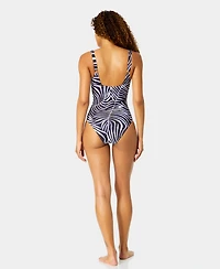 Anne Cole Women's Square-Neck One-Piece Swimsuit