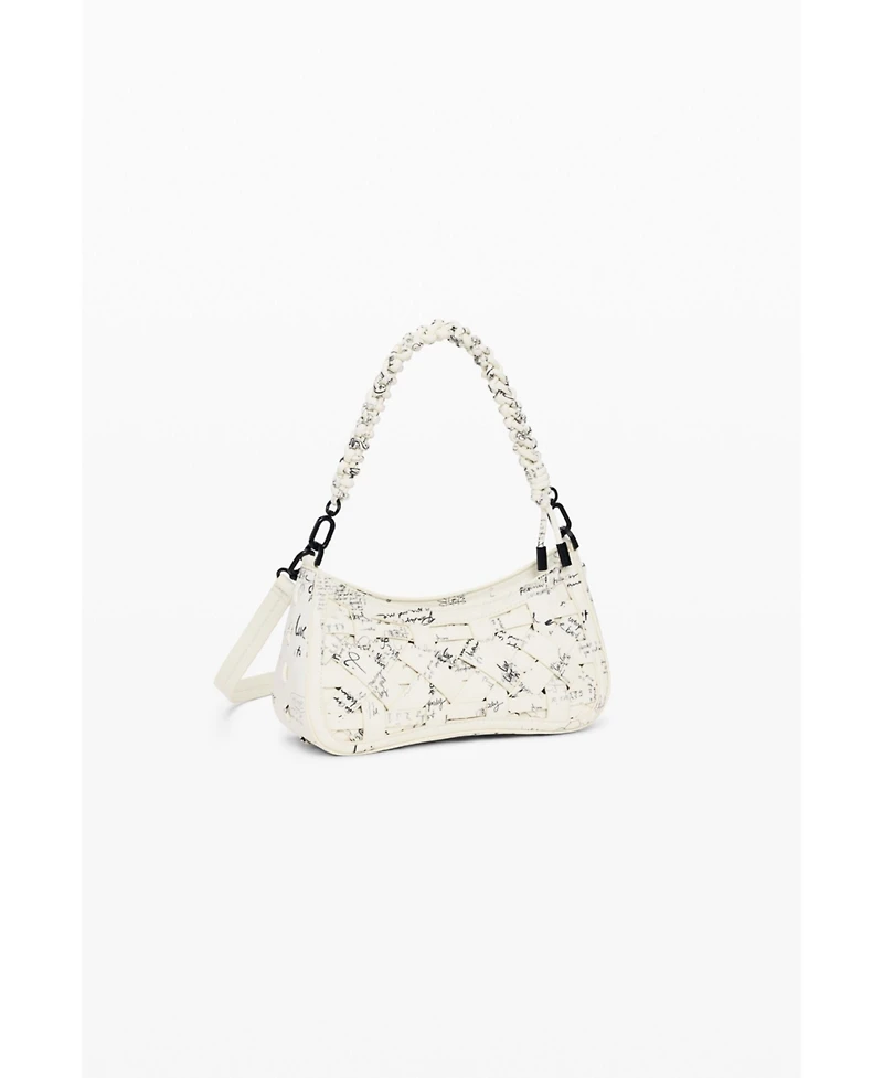 Desigual Women's Small braided bag with lettering