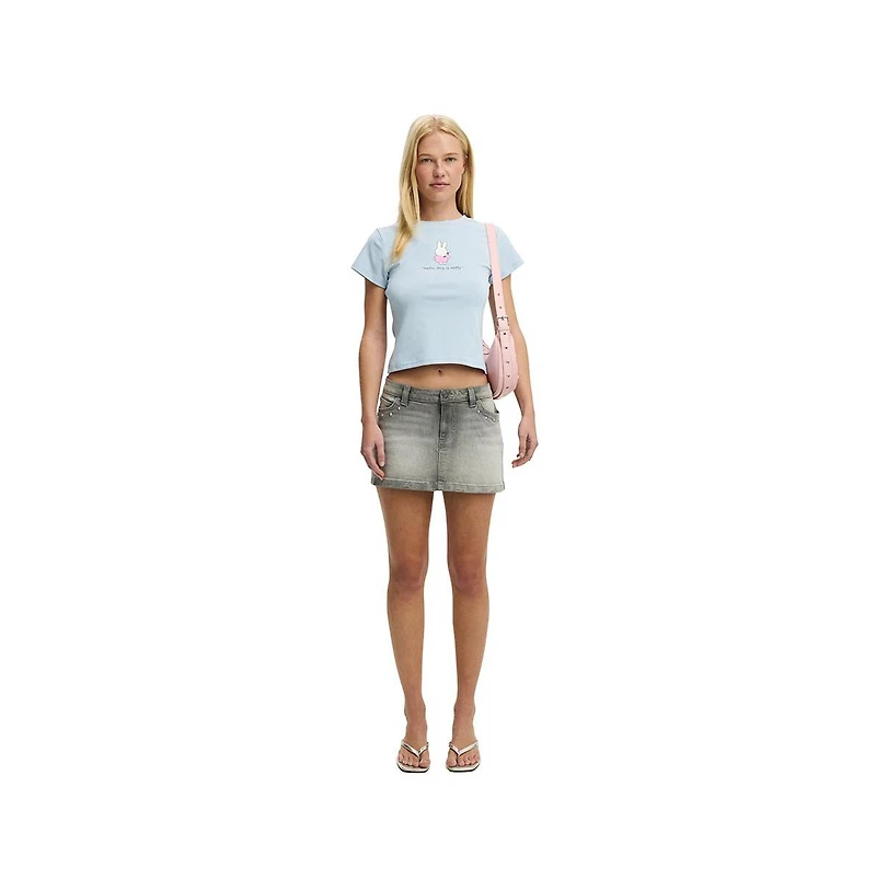 Cotton On Women's The Lcn Graphic Tiny Tee