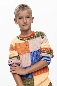 Desigual Boys Boys's Knit sweater with patches