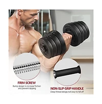 Yaheetech 66lb Adjustable Dumbbell Set
