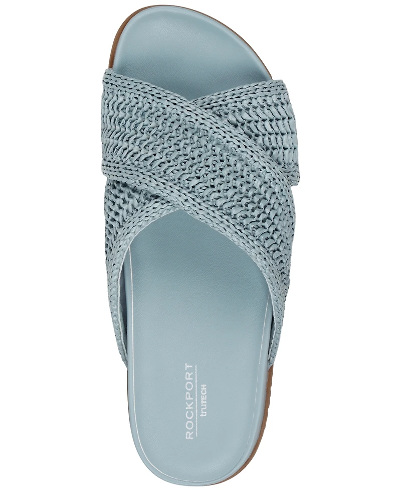 Rockport Women's Leia Open Toe Casual Flat Sandals