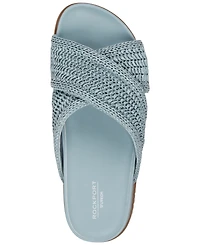 Rockport Women's Leia Open Toe Casual Flat Sandals