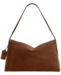 Coach Suede Large Chelsea Shoulder Bag