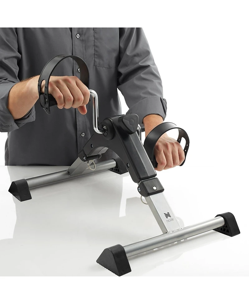Node Fitness Foldable Under Desk Exercise Bike Portable Arm and Leg Pedal Exerciser