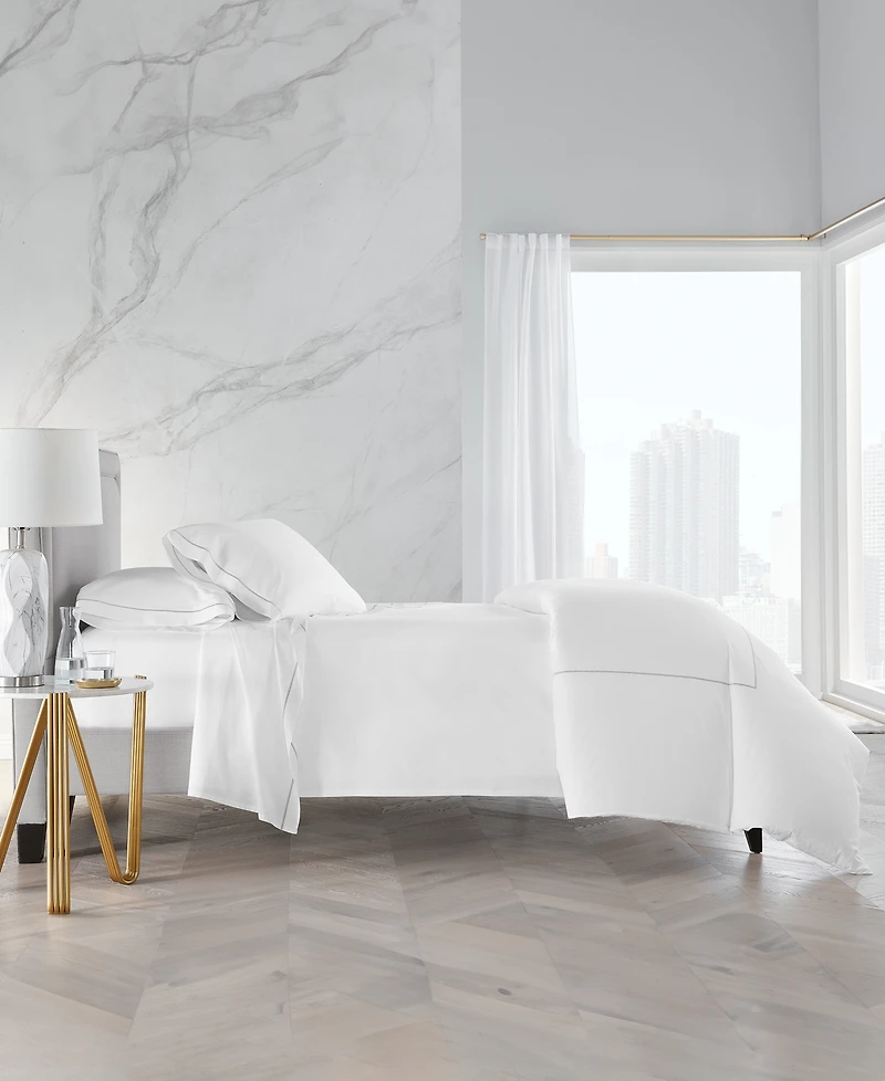 Hotel Collection Italian Percale 3-Pc. Duvet Cover Set, King, Exclusively at Macy's