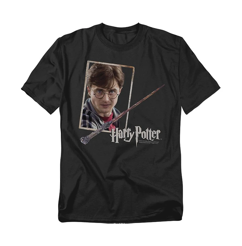 Harry Potter Big & Tall Harry's Wand Portrait T Shirt