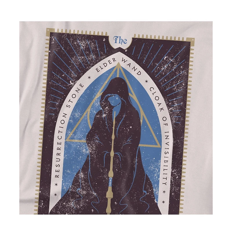 Harry Potter Men's The Deathly Hallows Retro Poster T Shirt