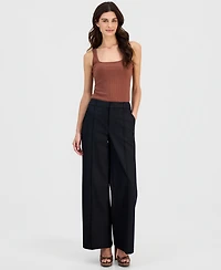 I.n.c. International Concepts Women's High Rise Wide Leg Pants, Macy's Exclusive