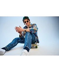 Citizen Eco-Drive Men's Disney Brown Leather Strap Watch 41mm