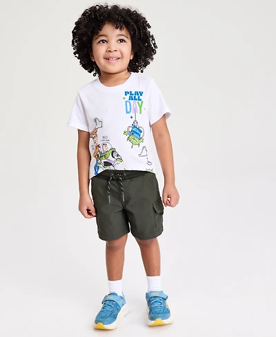 Epic Threads Boys' Toddler 12M-5T Cargo Tech Shorts, Macy's Exclusive