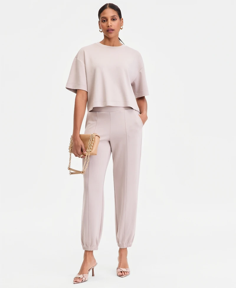 I.n.c. International Concepts Women's Off Duty Pull-On Jogger Pant