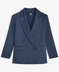 I.n.c. International Concepts Women's Double-Breasted Pinstripe Blazer, Macy's Exclusive