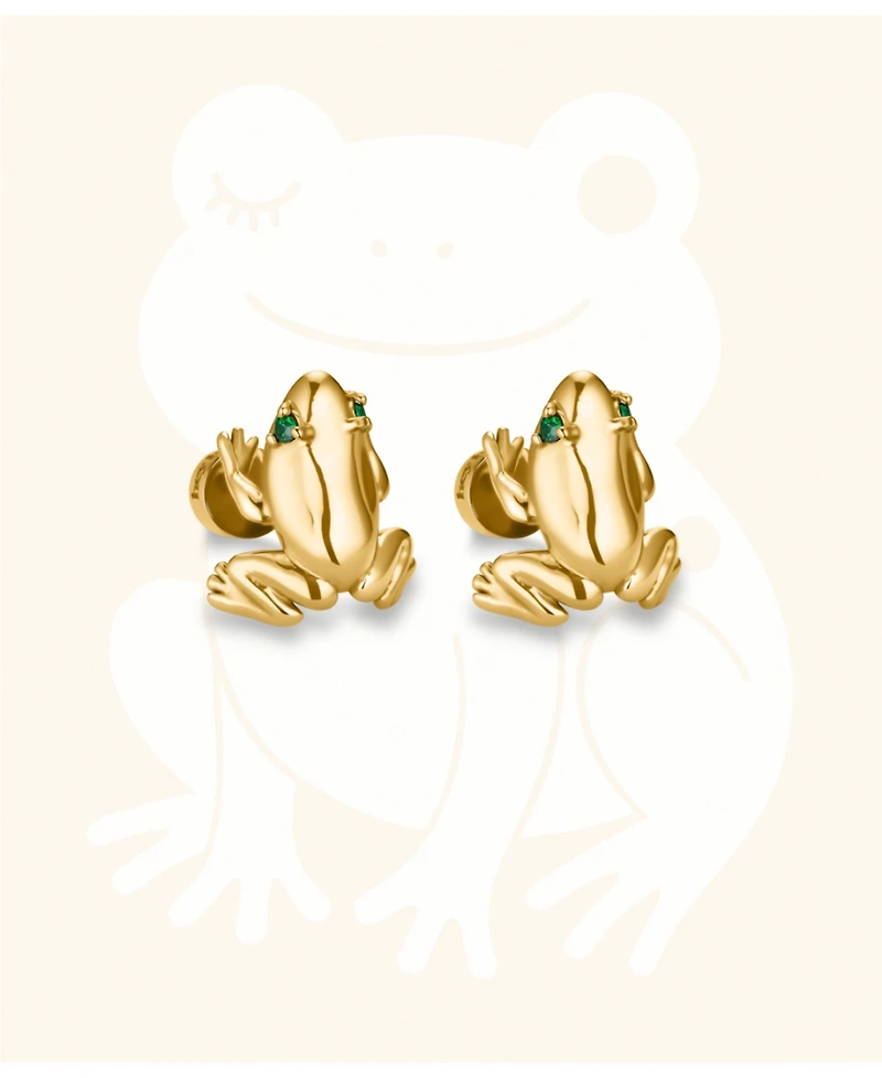 Hey Harper Frog Stud Earrings