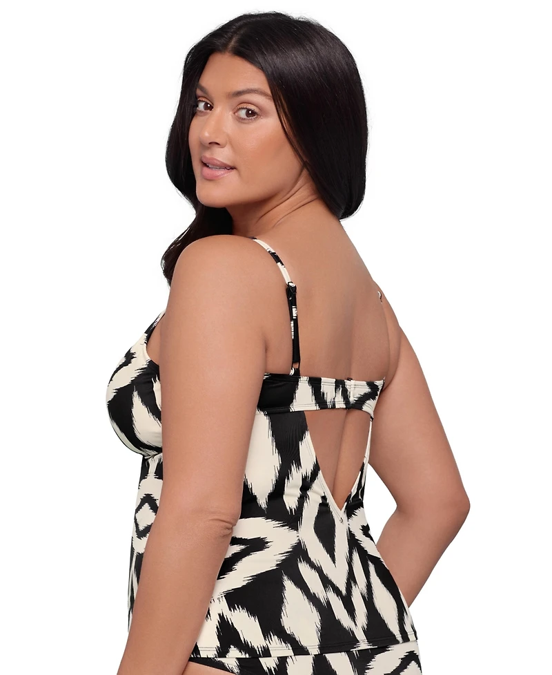 S3 Apparel Women's Sculpting U-Wire Tankini Swimsuit Top