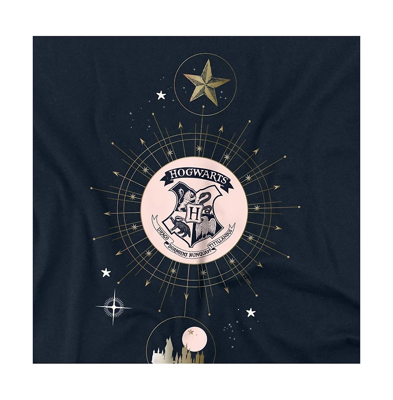 Harry Potter Big & Tall Magical Hogwarts Emblem T Shirt