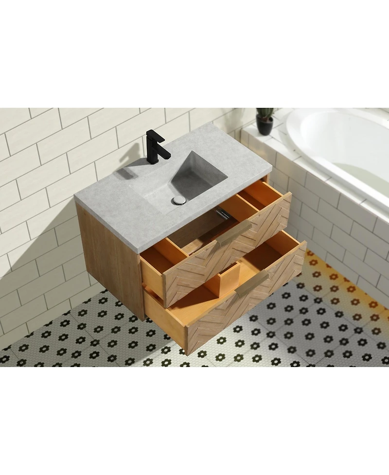 Ari Bath 36" Carlsbad, Weathered Fir Finish