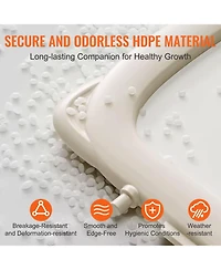 Slickblue Toddler Slide Playset with Climb Ladders and Bus-Themed Design