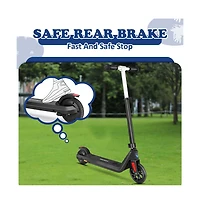 Caroma Electric Scooter for Kids Ages 6-12, 120W Motor & 8 Mph, 80 Mins Ride Time,Adjustable Height Speed, Best Gifts Boys Girls