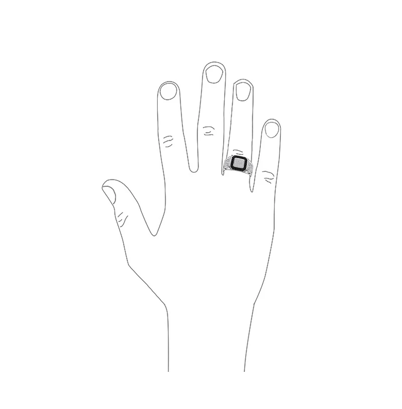 Bling Jewelry Mens Micro Pave Black Halo Square Two Tone Cz Statement Ring Sterling Silver