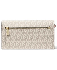 Michael Michael Kors Jet Set Medium Flap Double Zip Wristlet