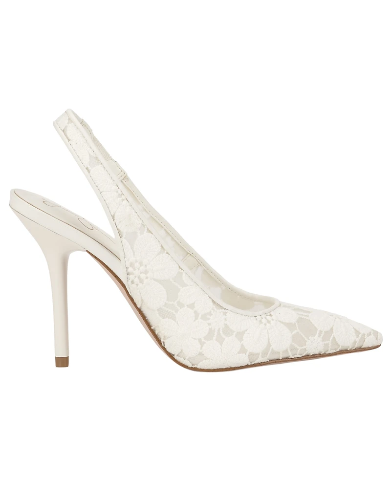 Jessica Simpson Women's Liliere Mesh Pointed-Toe Slingback Pumps