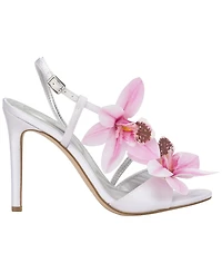 Jessica Simpson Women's Jylia Strappy Orchid Embellished Stiletto Dress Sandals