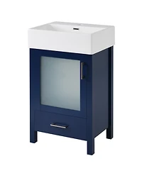 Cesicia 20 in. Bathroom Vanity with Ceramic Sink and Ample Storage for Small Bathrooms