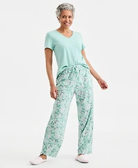 Charter Club Women's Knit Pajama Pants, Exclusively at Macy's