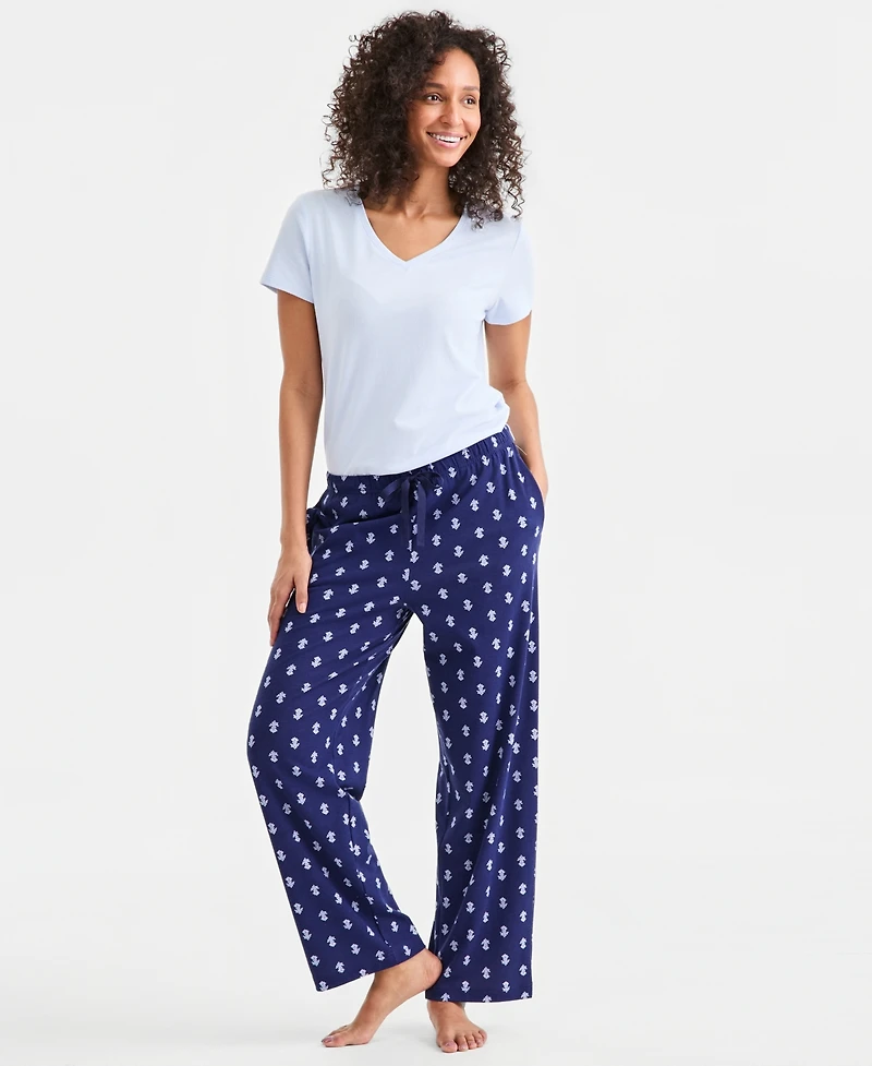 Charter Club Women's Knit Pajama Pants, Exclusively at Macy's
