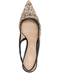 Aldo Women's Calantha Almond Toe Slingback Pumps