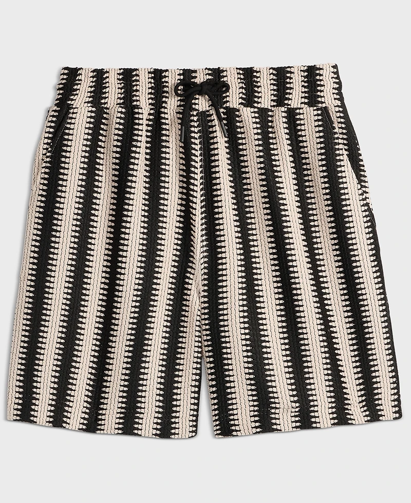 Mode of One Men's Relaxed-Fit Crochet Knit Shorts, Macy's Exclusive
