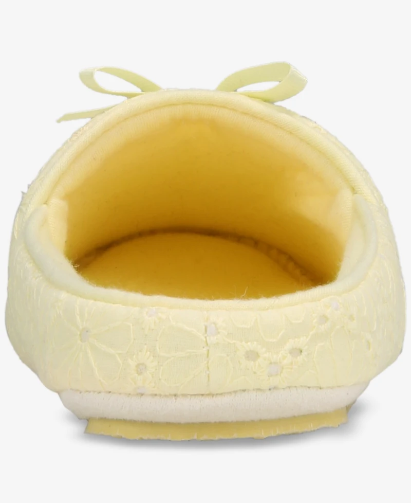Charter Club Women's Eyelet Round-Toe Slippers, Macy's Exclusive
