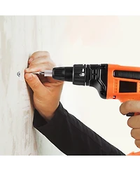 Mecale 20V Max Brushless Drywall Screw Gun, 4200RPM Cordless Drywall Screwgun Kit with 2 Batteries, Charger, Belt Clip & Tool Bag