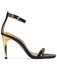 Donna Karan New York Women's Pryce Buckle Ankle-Strap Dress Sandals