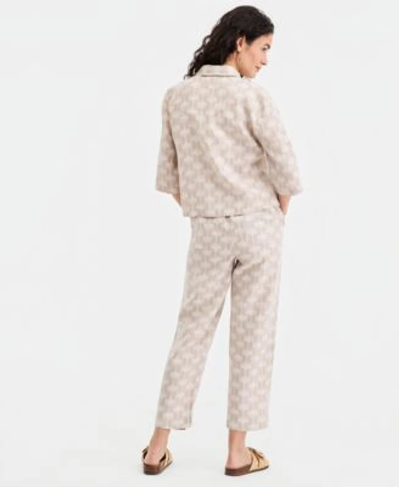 Charter Club Linen Camp Shirt Matching Pants Macys Exclusive