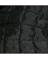 Pre-Owned Givenchy Women's Black Rib Knit And Leather Crop Jacket