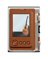 Fujifilm Instax Mini Evo Instant Film Camera, Brown + Essentials Kit