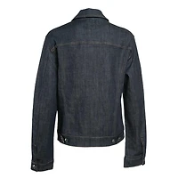 Pre-Owned Zadig & Voltaire Women's Pre-Owned Zadig and Voltaire Blue Denim Button Front Base Brut Jacket