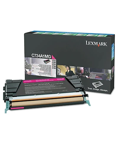 Lexmark C748H1MG 10,000 Page-Yield Return Program High-Yield Toner - Magenta