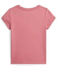 Polo Ralph Lauren Girls' 2T-6X Cap-Sleeve T-Shirt