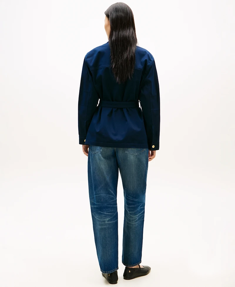Tommy Hilfiger Women's Collared Front-Button Field Jacket
