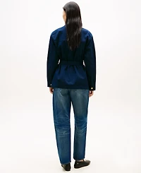 Tommy Hilfiger Women's Collared Front-Button Field Jacket