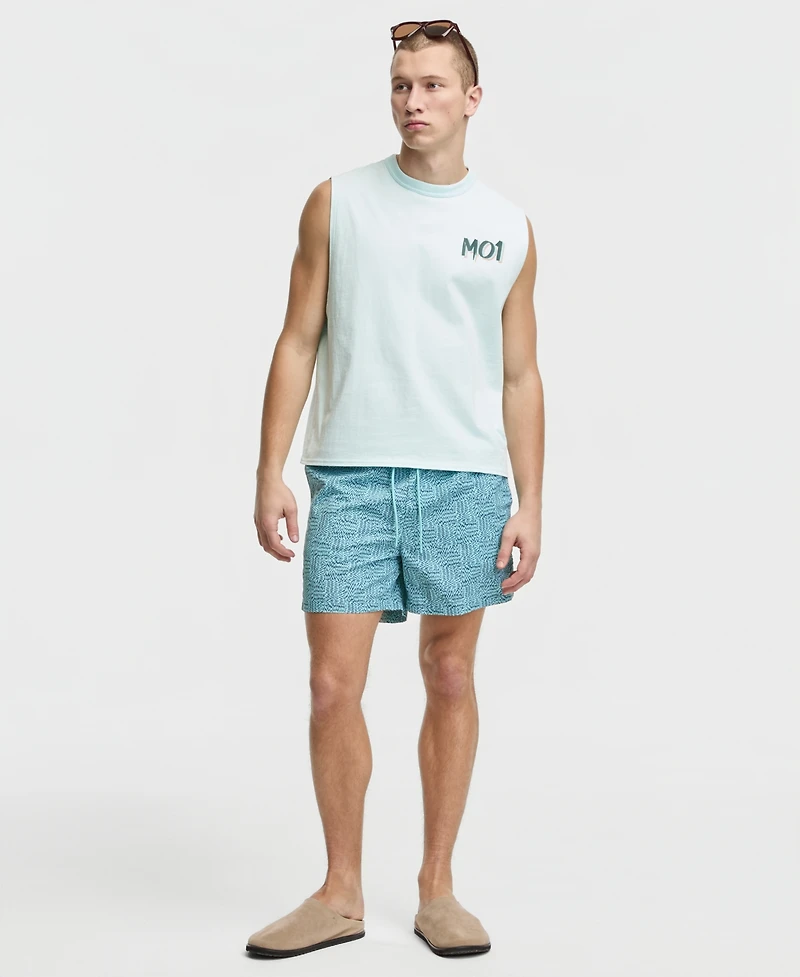Mode of One Men's Relaxed Flamingo Muscle Tank, Macy's Exclusive