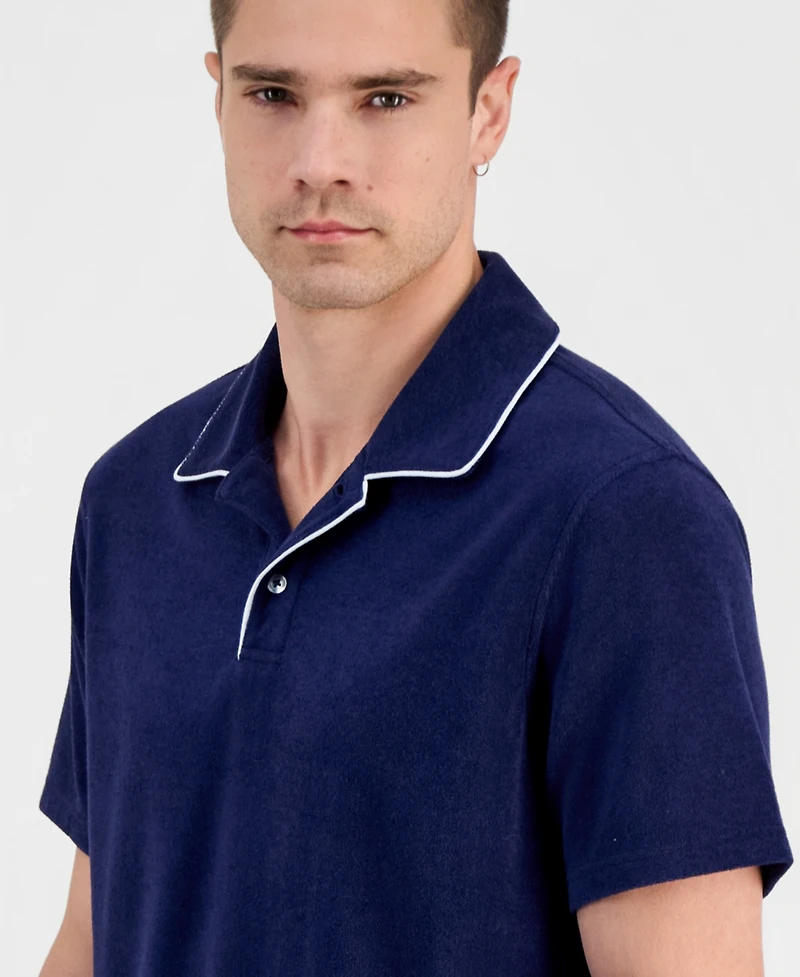 Club Room Men's Terry Polo, Macy's Exclusive